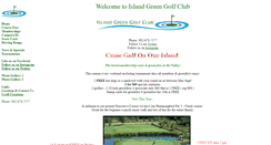 Desktop Screenshot of islandgreengolf.ca